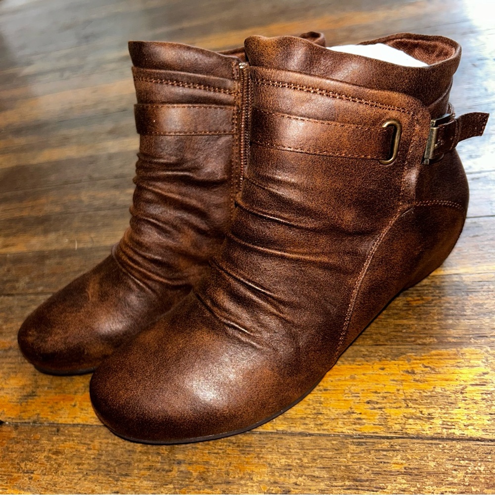 Elegant Brown Ankle Booties